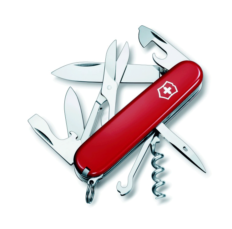 Swiss Knife & Tools,,Climber Red